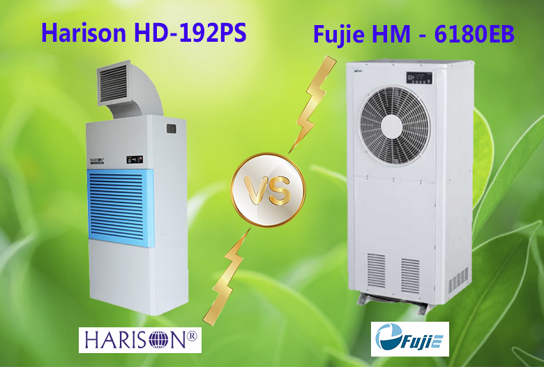 So sánh máy hút ẩm Fujie và Harison?