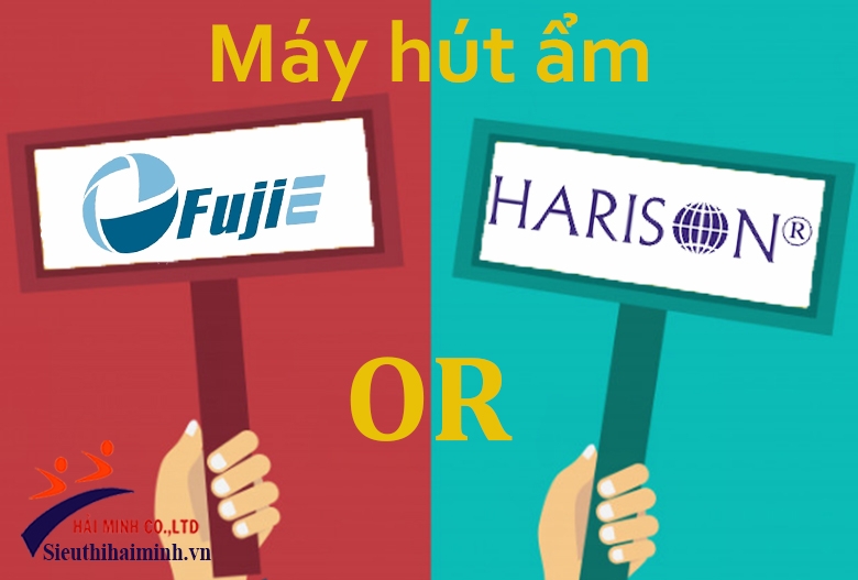 So sánh máy hút ẩm Fujie và Harison?