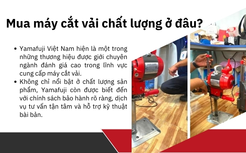 Mua máy cắt vải chất lượng ở đâu?
