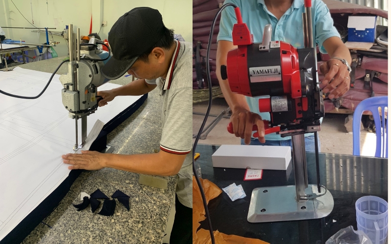 So sánh tổng quan máy cắt vải đứng Yamafuji và Kaisiman