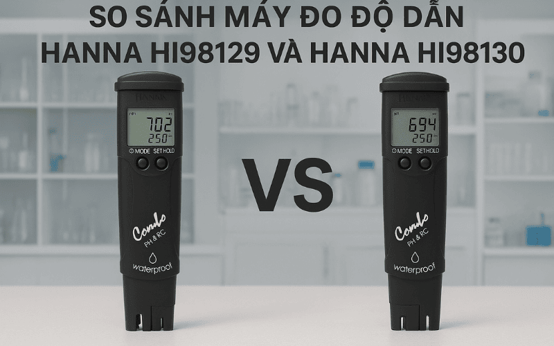 So Sánh Máy Đo Độ Dẫn Hanna Hi98129 Và Hanna Hi98130
