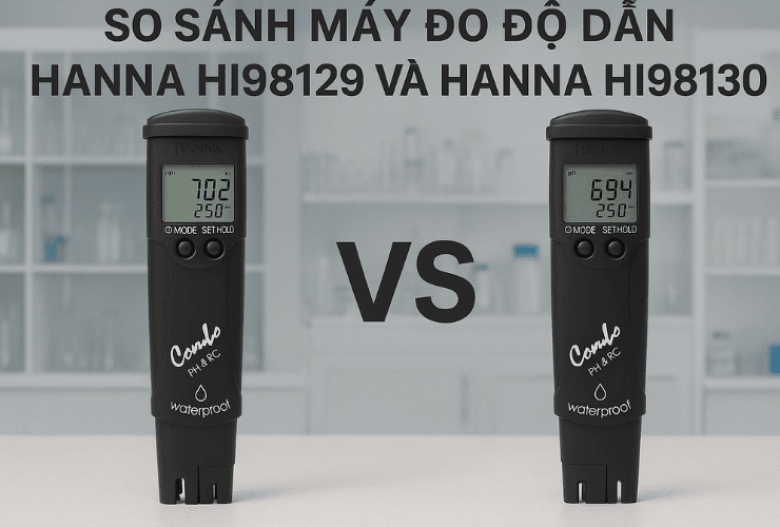 So Sánh Máy Đo Độ Dẫn Hanna Hi98129 Và Hanna Hi98130