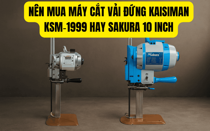 Nên Mua Máy Cắt Vải Đứng Kaisiman Ksm - 1999 Hay Sakura 10 Inch