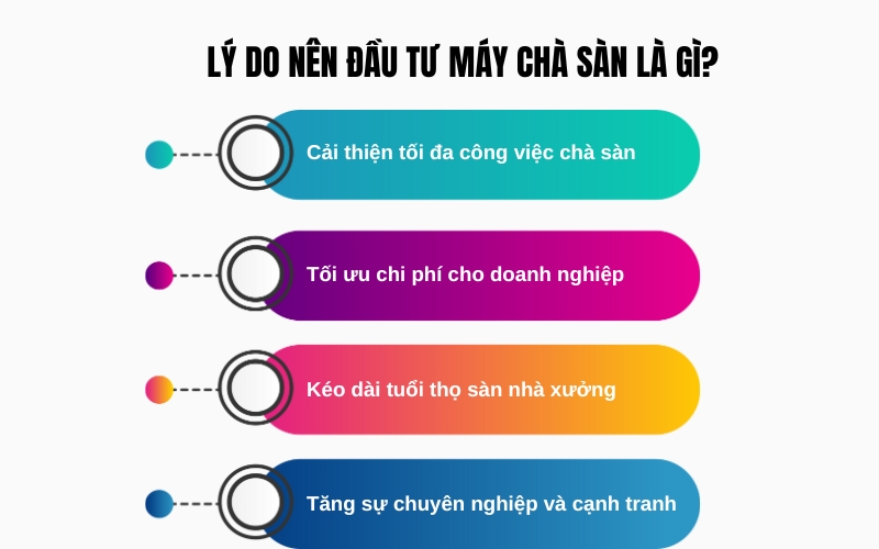 Lý do nên đầu tư máy chà sàn là gì