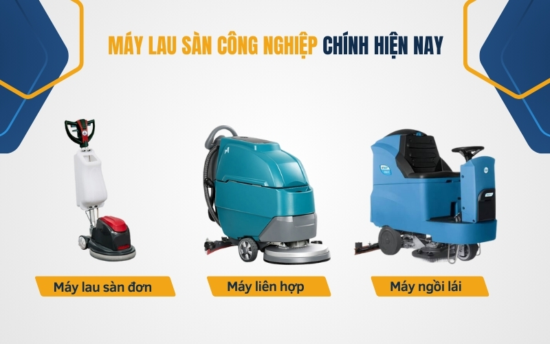 Máy lau sàn công nghiệp chính hiện nay