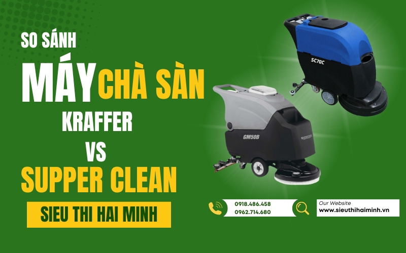 Tổng quan về máy chà sàn công nghiệp Supper Clean