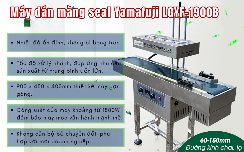 Máy dán màng seal Yamafuji LGYF-1900B