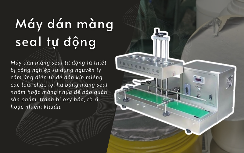  Máy dán màng seal tự động