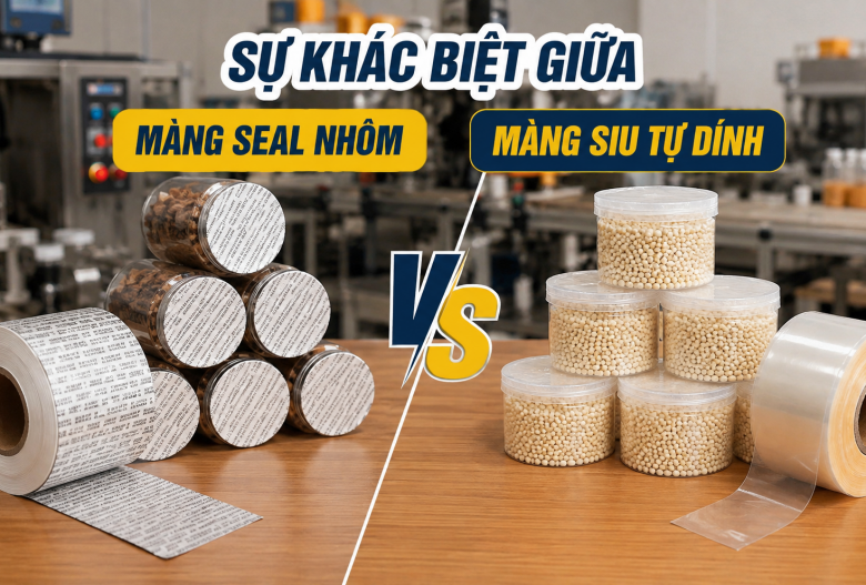 Sự Khác Biệt Giữa Màng Seal Nhôm Và Màng Siu Tự Dính