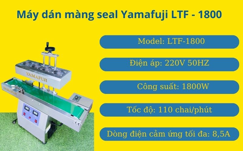 Máy dán màng seal Yamafuji LTF - 1800