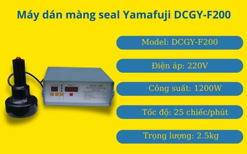 Máy dán màng seal Yamafuji DCGY-F200