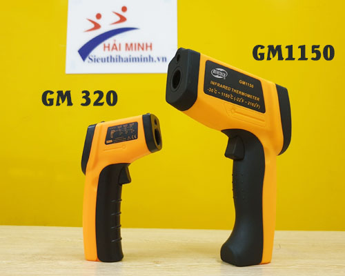 So sánh hai nhiệt kế hồng ngoại đo vật Benetech GM1150 và GM 320