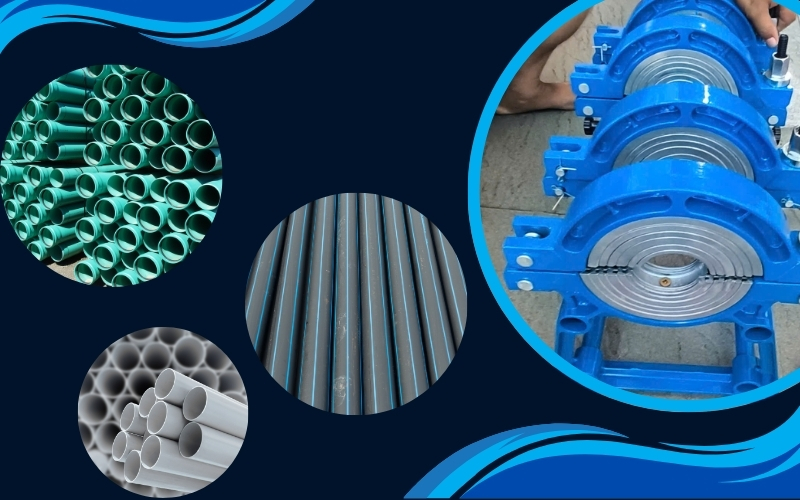 Vậy máy hàn ống HDPE có hàn được các loại ống khác không?