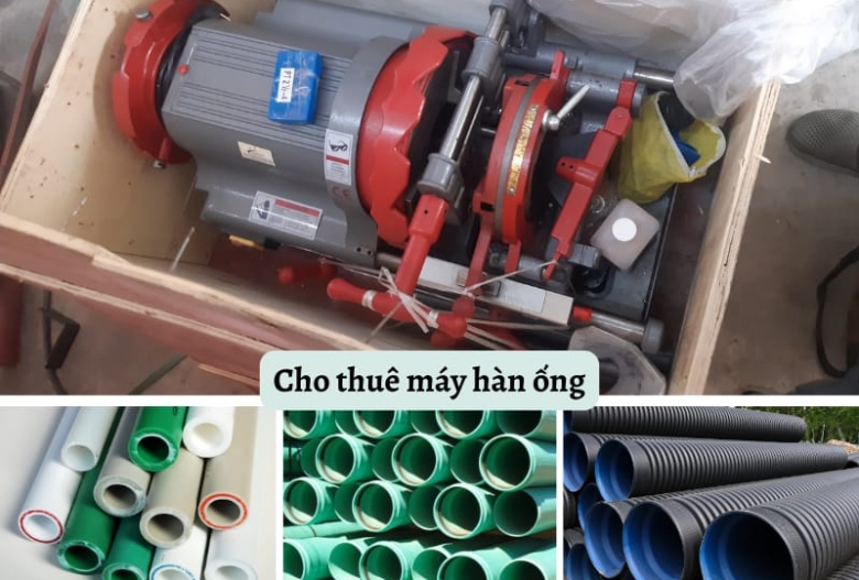 Cho thuê máy hàn ống hdpe Hồ Chí Minh chi phí thấp