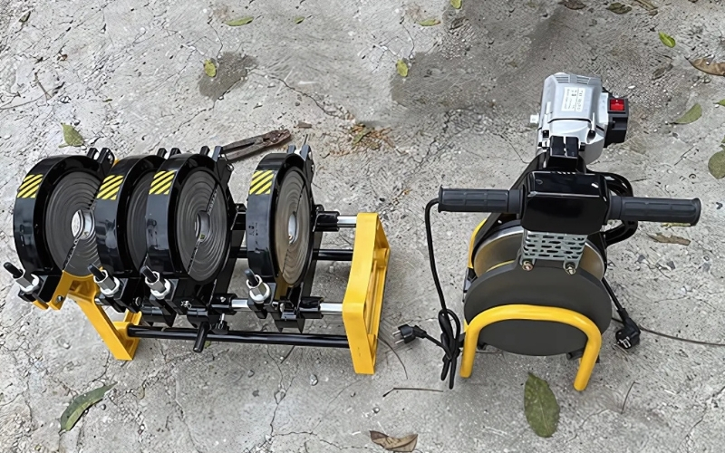 Máy hàn nhiệt ống nước cơ quay tay 4 kìm HM63-160