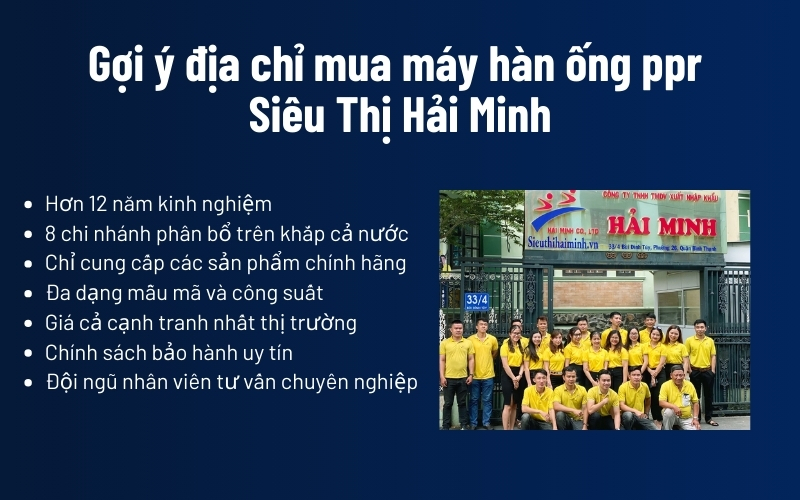 Gợi ý địa chỉ mua máy hàn ống ppr giá rẻ, uy tín nhất