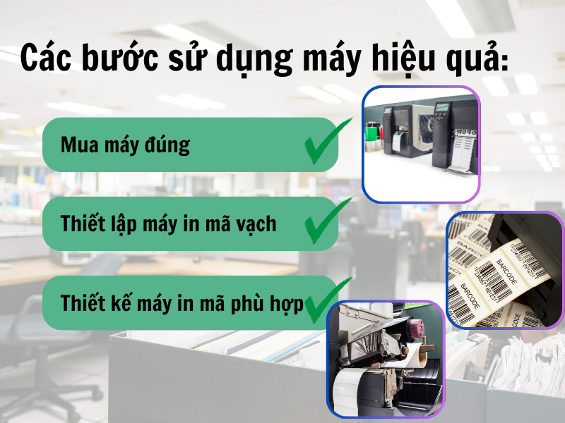 Cách sử dụng máy in mã vạch để tối ưu hóa quy trình kinh doanh