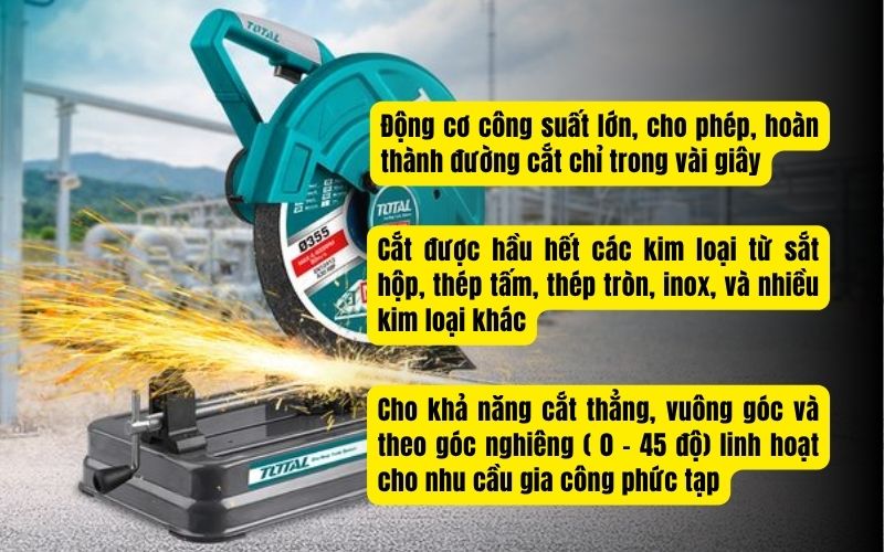 Khả năng cắt của máy cắt sắt chuyên nghiệp