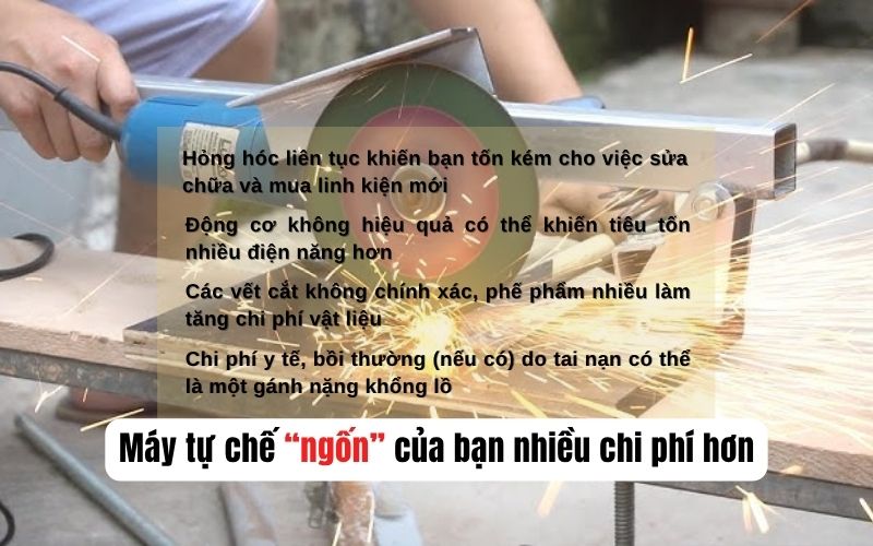 Tốn kém chi phí về lâu dài