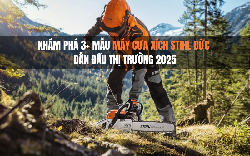 Khám Phá 3 Mẫu Máy Cưa Xích Stihl Đức Dẫn Đầu Thị Trường 2025