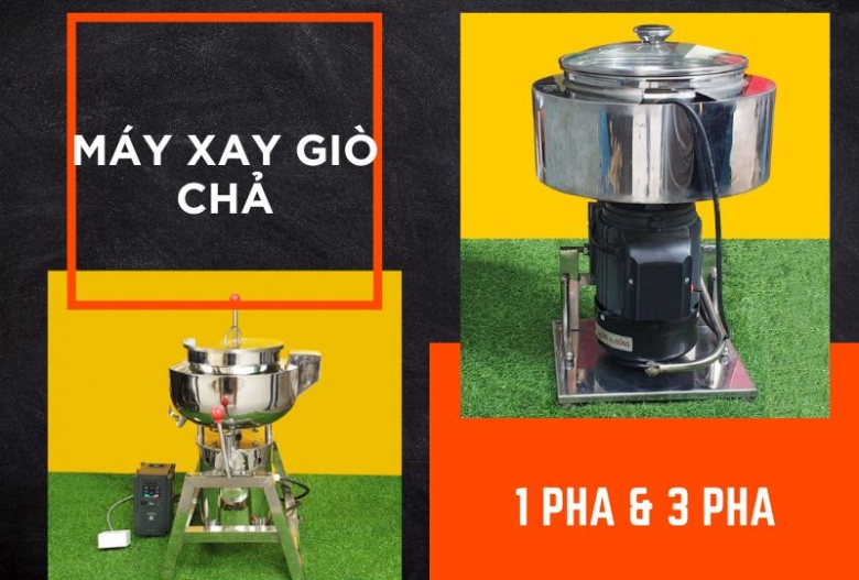 Phân biệt máy xay giò chả 1 pha và 3 pha