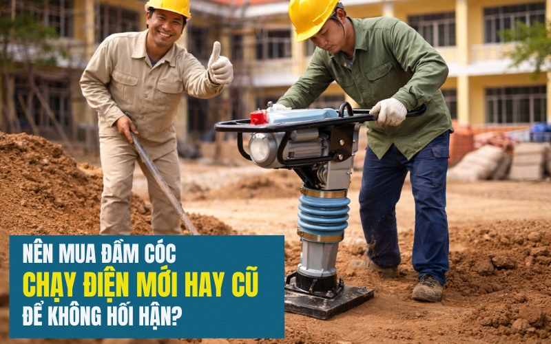 Nên mua đầm cóc chạy điện mới hay cũ để không hối hận?