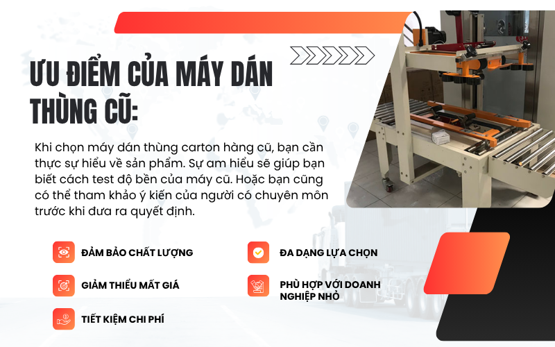 Thanh lý máy dán thùng cũ có nên mua?