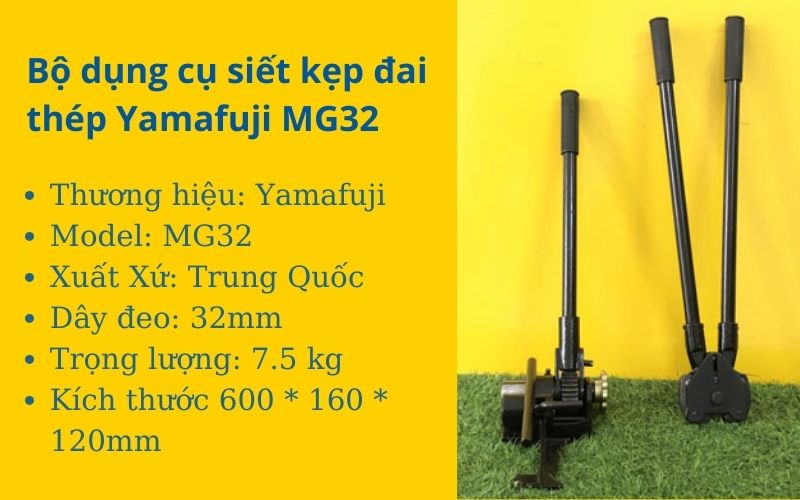 Bộ dụng cụ siết kẹp đai thép MG32