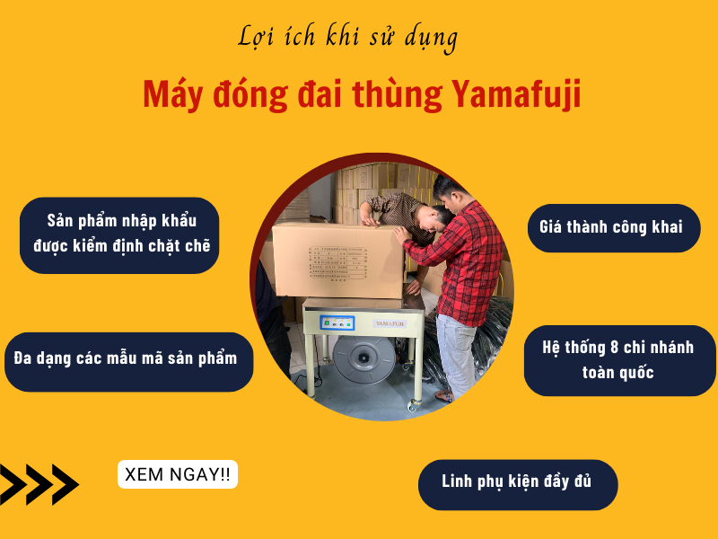 Lợi ích khi dùng máy đóng đai yamafuji