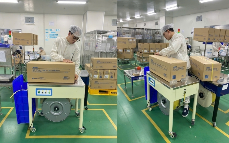 Máy đóng dây đai Yamafuji SM10T (2 motor)