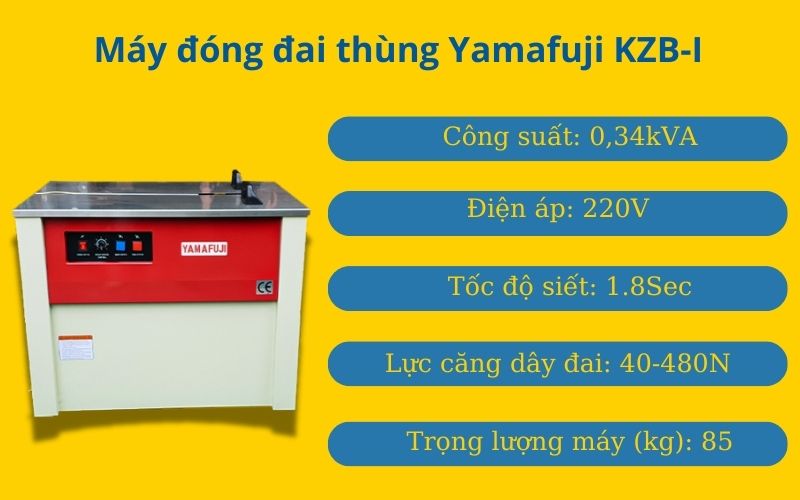 Máy đóng đai thùng Yamafuji KZB-I