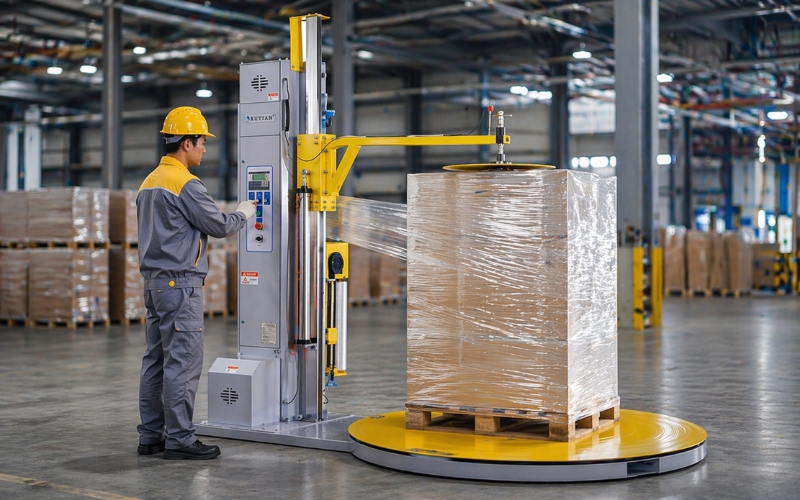 Máy quấn màng pallet tự động