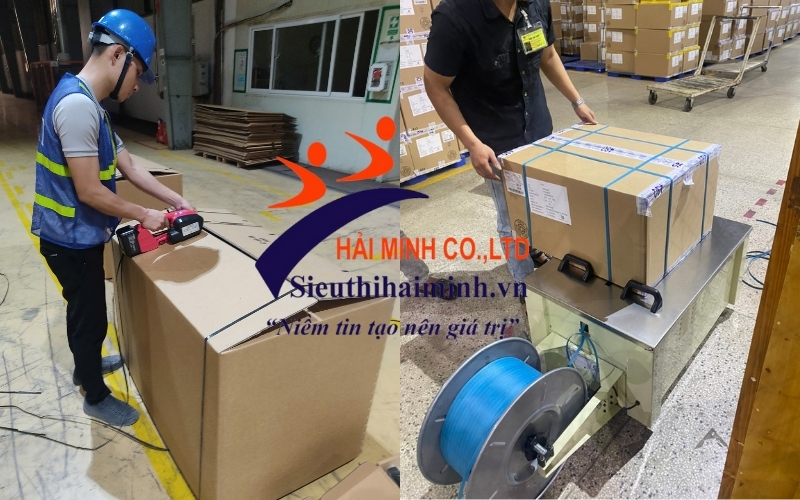 Tại sao nên chọn mua máy đóng đai tại Siêu Thị Hải Minh?