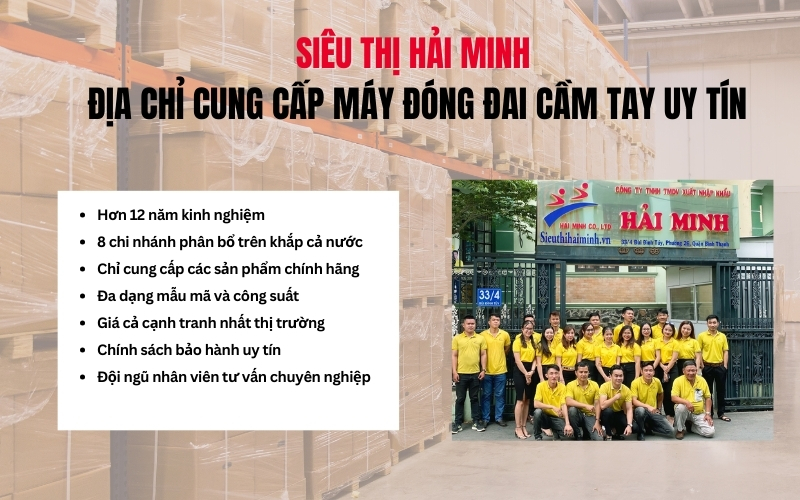 Mua máy đóng đai cầm tay ở đâu uy tín, chất lượng?