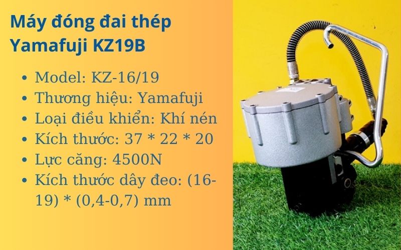 Máy đóng đai thép Yamafuji KZ19B