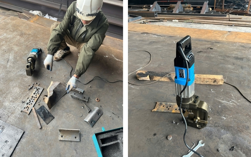 Sức mạnh và lực ép thủy lực của máy pin và điện