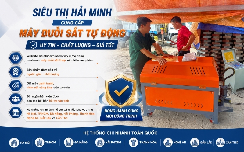 Mua máy duỗi sắt tự động ở đâu uy tín