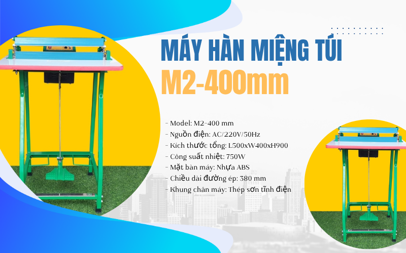 So sánh máy hàn miệng túi FRP 400 và M2-400