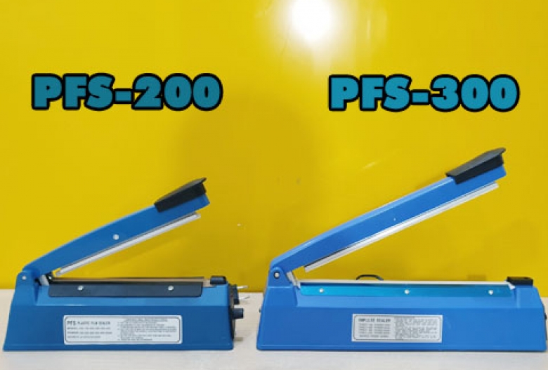 So sánh Máy hàn miệng túi dập tay vỏ nhựa PFS-300 và PFS-200
