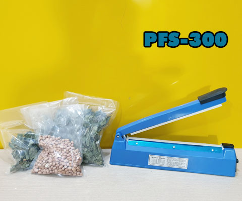 Máy hàn miệng túi dập tay vỏ nhựa PFS-300 và PFS-200