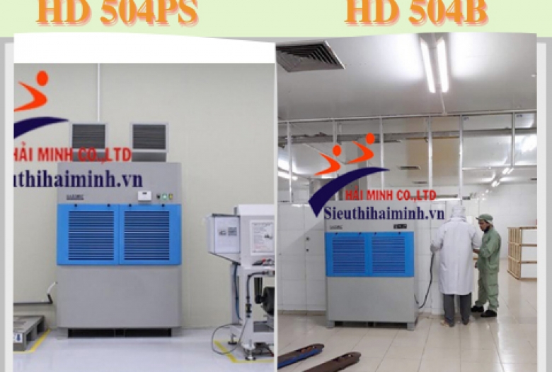 So sánh máy hút ẩm Harison HD 504B và HD 504PS