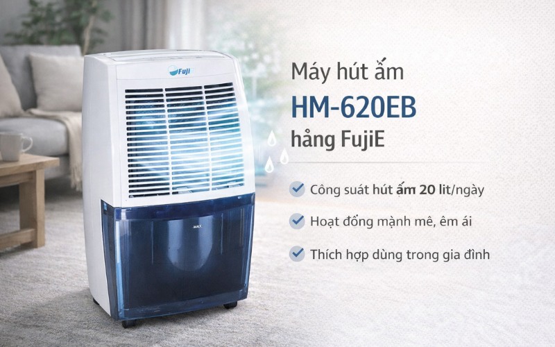 Review máy hút ẩm công nghiệp Harison HD-60B (60 lít/ngày)