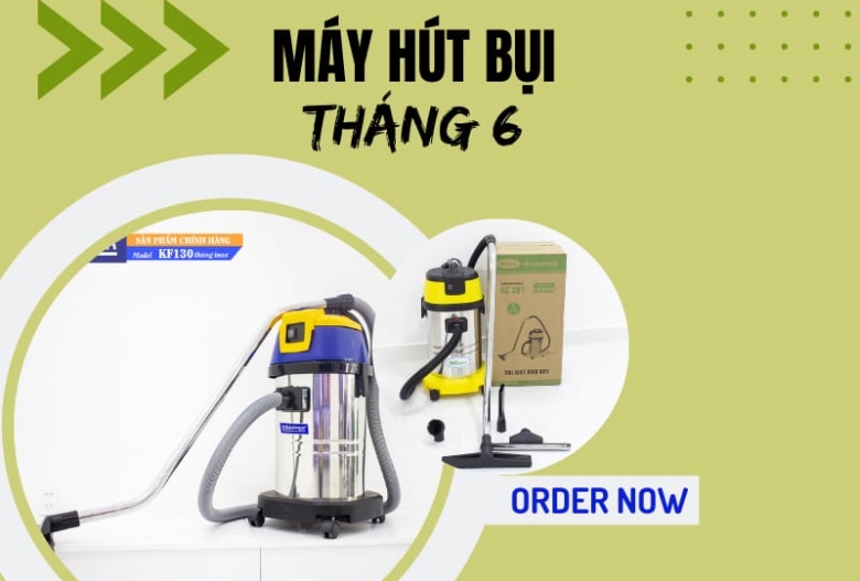 KHUYẾN MÃI máy hút bụi tháng 6