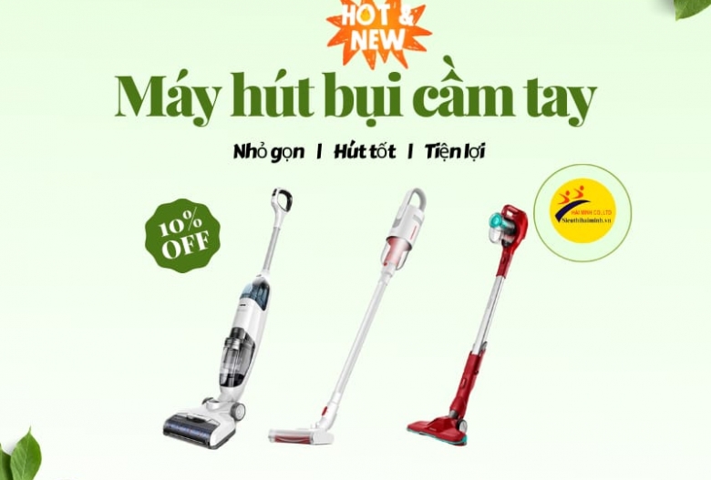 Tại sao máy hút bụi cầm tay ngày càng HOT?