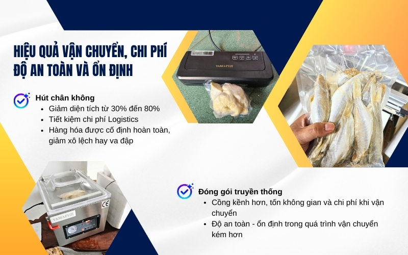 Hiệu quả vận chuyển, chi phí, độ an toàn và ổn định