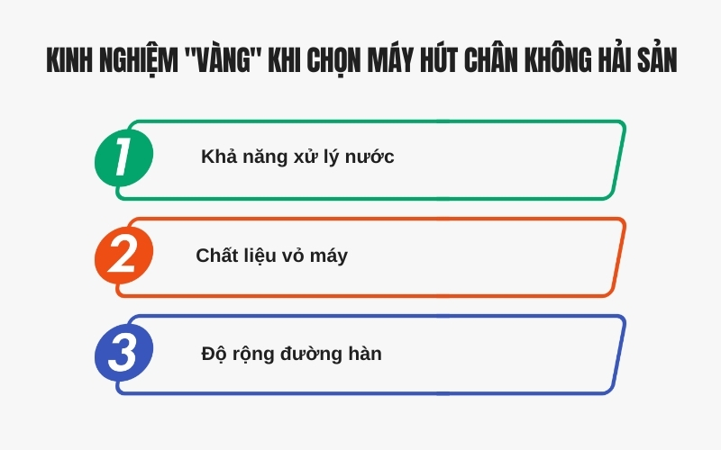 Kinh nghiệm "vàng" khi chọn máy hút chân không hải sản