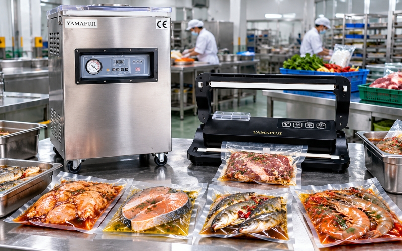 Đặt miệng túi và bố trí thực phẩm đúng cách