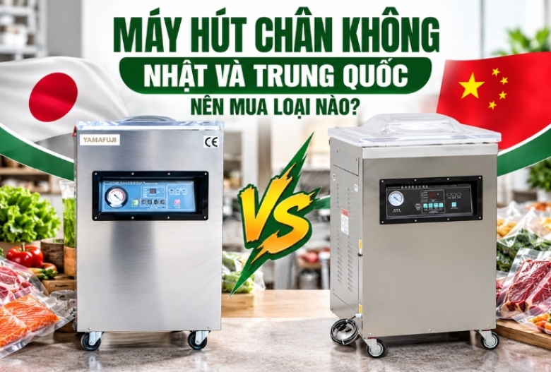 Máy hút chân không Nhật và Trung Quốc nên mua loại nào?