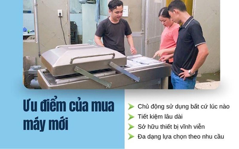 Ưu nhược điểm của việc mua máy hút chân không