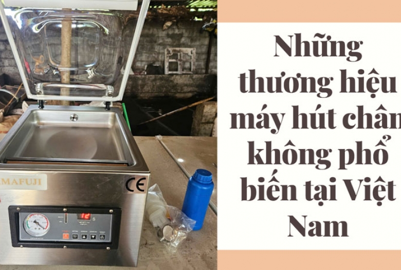 Những thương hiệu máy hút chân không phổ biến tại Việt Nam